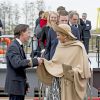 La reine Maxima des Pays-Bas inaugurait le "Canal Maxima" à Bois-le-Duc le 5 mars 2015.