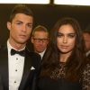 Cristiano Ronaldo et Irina Shayk lors de la cérémonie FIFA Ballon d'Or 2013 à la Kongresshalle de Zurich, le 13 janvier 2014