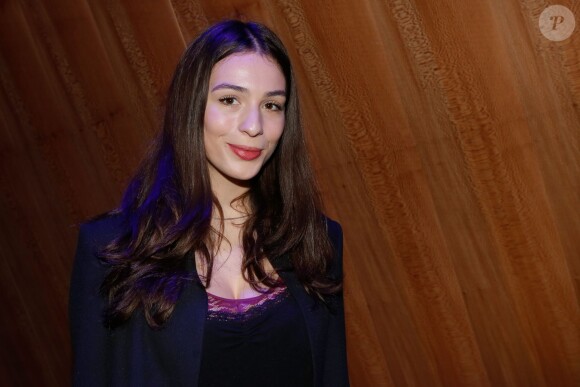 Doria Achour - People en front row au défilé de mode "Fatima Lopes", collection prêt-à-porter automne-hiver 2015/2016 à la Tour Eiffel, à Paris. Le 7 mars 2015
