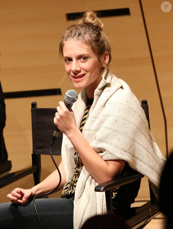 Mélanie Laurent - Conférence sur le thème "Actress on Actress" à New York le 8 mars 2015 dans le cadre du Rendez-vous with French cinema avec UniFrance