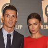 Cristiano Ronaldo et Irina Shayk à la soirée de gala de la Liga de football à Madrid en Espagne le 27 octobre 2014