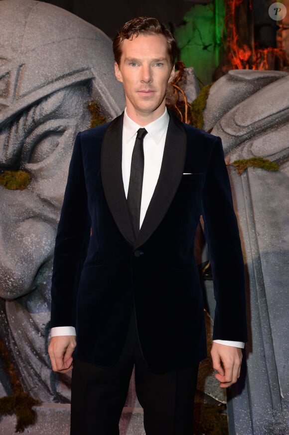 Benedict Cumberbatch Benedict Cumberbatch à la première du film "The Hobbit: The Battle Of The Five Armies" à Londres, le 1er decembre 2014