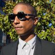 Pharrell Williams arrive au procès qui l'oppose avec Robin Thicke, interprètes de "Blurred Lines", à la famille de Marvin Gaye au tribunal à Los Angeles, le 5 mars 2015.