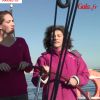 Première rencontre de Florence Arthaud et Camille Muffat pour le magazine Gala en 2013.