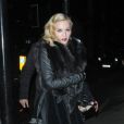 Madonna à Londres, le 26 février 2015.