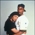  Janet Jackson et Tupac Shakur pour le film "Poetic Justice" en 1993.  