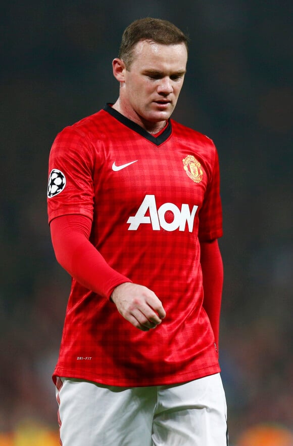 Manchester United's Wayne Rooney - Manchester United contre le Real Madrid a Manchester le 5 mars 2013. 