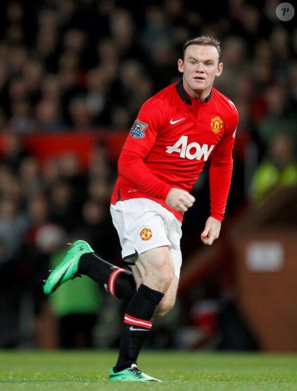 Wayne Rooney sous les couleurs de Manchester United en décembre 2013.