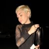 Exclusive - Miley Cyrus et Patrick Schwarzenegger ont rejoint Maria Shriver et Christopher Schwarzenegger pour dîner au Palm Restaurant à Beverly Hills, Los Angeles, le 11 mars 2015