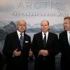 Le prince Albert II de Monaco lors de la conférence "l'Arctique, sentinelle avancée du réchauffement climatique" à la Maison des Océans à Paris, le 17 mars 2015