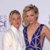 Ellen DeGeneres et Portia De Rossi aux 41e "People's Choice Awards" à Los Angeles, le 7 janvier 2015
