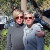 Exclusif - Ellen DeGeneres et sa femme Portia de Rossi sortent de la boutique Alice's Nail à Montecito, le 29 décembre 2014.