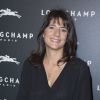 Estelle Denis - Ouverture de la boutique Longchamp sur les Champs-Elysées à Paris le 4 décembre 2014.
