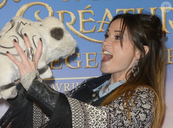 Capucine Anav - Avant-première du film "Clochette et la Créature légendaire" au Gaumont Champs-Elysées à Paris, le 20 mars 2015. 