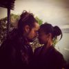 Zoe Saldana a ajouté une photo à son compte Instagram avec son mari Marco Perego, 14 février 2015