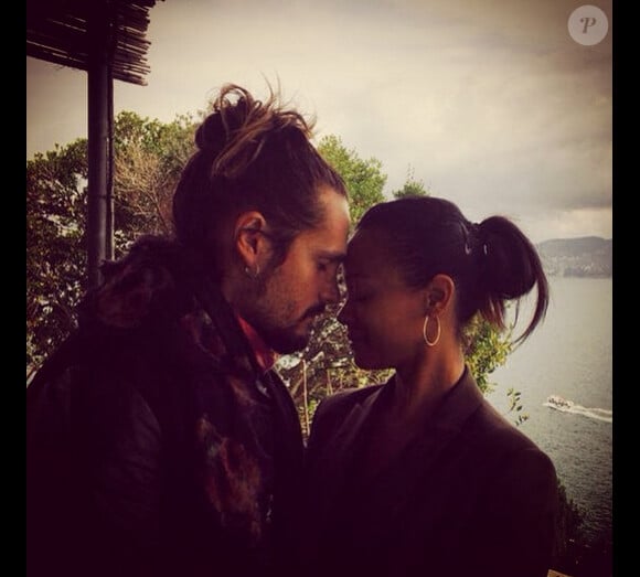 Zoe Saldana a ajouté une photo à son compte Instagram avec son mari Marco Perego, 14 février 2015