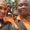 Ayem Nour au Bénin le samedi 21 mars 2015.