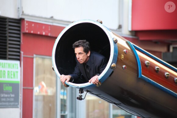 Ben Stiller  sur le tournage de Zoolander 2 à New York le 23 mars 2015