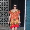 Lena Headey enceinte fait un saut à sa propriété en cours de construction à San Fernando Valley, Los Angeles, le 7 mars 2015
