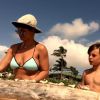 Britney Spears en toute intimité avec ses fils Sean Preston et Jayden James, à la plage.