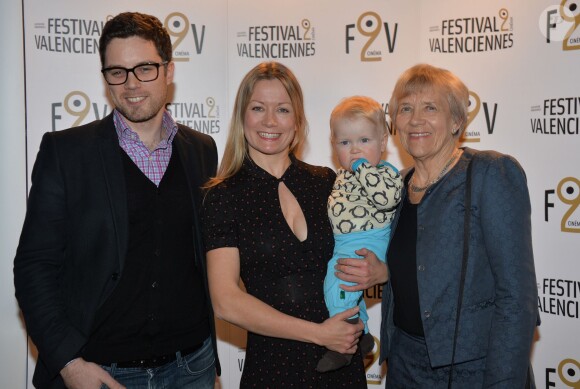 Gunhild Westhagen Magnor, sa mère Anne-Grethe Westhagen Magnor et Hadrien Lanvin - Soirée d'ouverture du 5ème Festival 2 cinéma de Valenciennes le 25 mars 2015