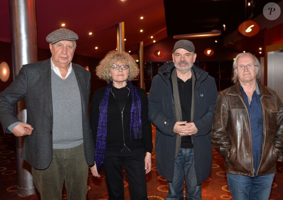 Jacques Boudet, Jeanne Labrune, Jean-Pierre Darroussin et Philippe Muyl - Soirée d'ouverture du 5ème Festival 2 cinéma de Valenciennes le 25 mars 2015.