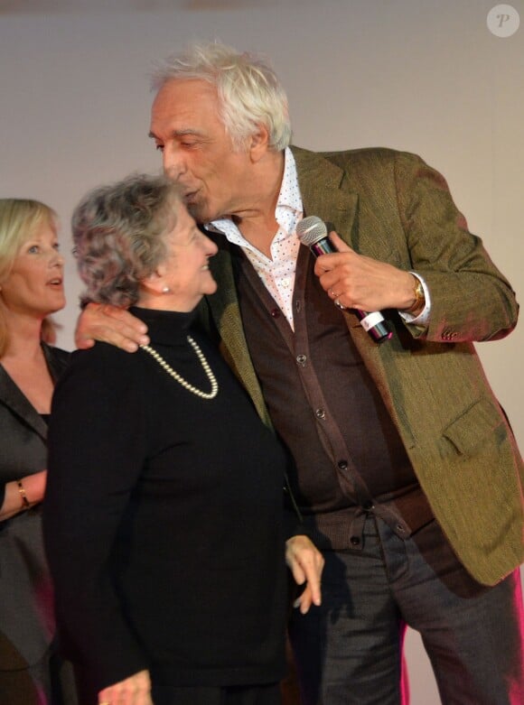 Marthe Villalonga et Gérard Darmon - Soirée d'ouverture du 5ème Festival 2 cinéma de Valenciennes le 25 mars 2015