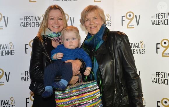 Gunhild Westhagen Magnor, sa mère Anne-Grethe Westhagen Magnor - Projection du documentaire " Les Optimistes " de Gunhild Westhagen Magnor lors du 5ème Festival2cinéma de Valenciennes, le 24 mars 2015.