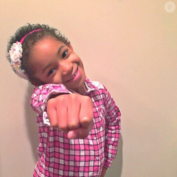 Leah (4 ans), la fille de Devon Still, guérie de son cancer - mars 2015