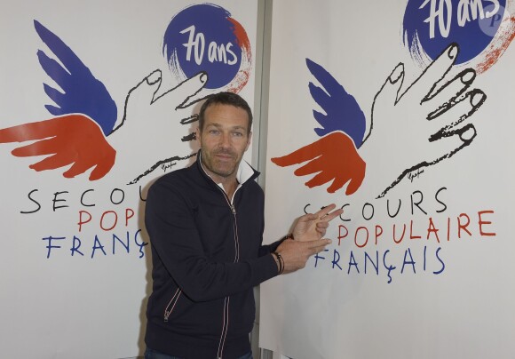 Marc-Emmanuel Dufour à la soirée d'ouverture de la Foire du Trône, organisée au profit du Secours populaire à Paris le 27 mars 2015.