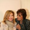 Valérie Trierweiler et Linda de Suza à la soirée d'ouverture de la Foire du Trône, organisée au profit du Secours populaire à Paris le 27 mars 2015.