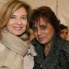 Valérie Trierweiler et Linda de Suza à la soirée d'ouverture de la Foire du Trône, organisée au profit du Secours populaire à Paris le 27 mars 2015.