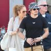 Jennifer Lopez et Casper Smart vont déjeuner tous les deux au Griddle Cafe de Los Angeles, le 29 mars 2015