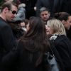 Alain Bernard lors des obsèques de Camille Muffat en l'église Saint Jean-Baptiste-Le Voeu à Nice, le 25 mars 2015