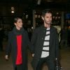 Cheryl Cole (Cheryl Versini Fernandez) et son mari Jean-Bernard Versin à la Gare du Nord en partance pour Londres après avoir assisté au défilé "Ralph & Russo Haute Couture" à Paris, le 29 janvier 2015