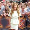Cheryl Cole Fernandez-Versini arrive aux auditions pour l'émission "X Factor" au Wembley Arena à Londres, le 1er août 2014.