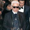 Karl Lagerfeld lors de la soirée "Karl Lagerfeld's boat" à New York, le 30 mars 2015.