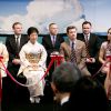 La princesse Mary et le prince Frederik de Danemark ont inauguré avec la princesse Hisako de Takamado et sa fille la princesse Tsuguko une exposition sur le Groenland au deuxième jour de leur visite officielle au Japon, le 27 mars 2015