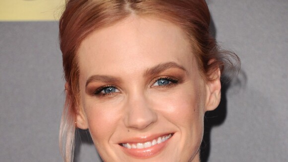 January Jones en couple : La belle blonde de Mad Men casée avec Will Forte