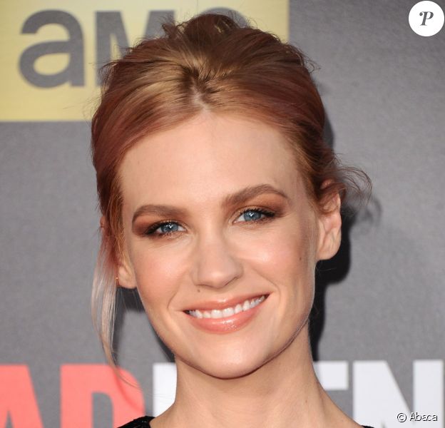 January Jones au Dorothy Chandler Pavilion de Los Angeles, le 25 mars 2015 à l'occasion de la diffusion du dernier épisode de Mad Men