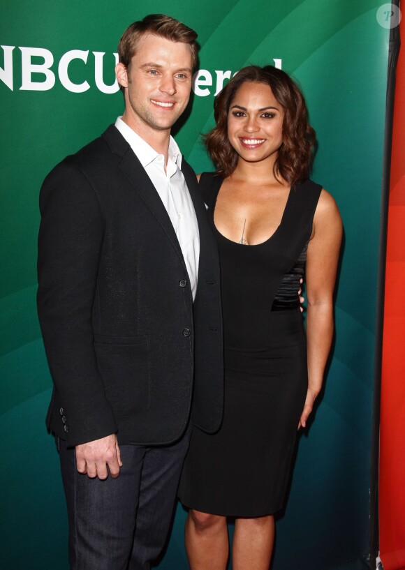 Monica Raymund, Jesse Spencer à la soirée "NBC Universal" à Pasadena, le 2 avril 2015 