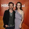 Gethin Anthony, Emma Dumont à la soirée "NBC Universal" à Pasadena, le 2 avril 2015