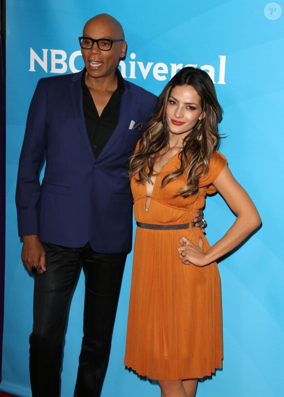 RuPaul, Sandra Vergara à la soirée "NBC Universal" à Pasadena, le 2 avril 2015 