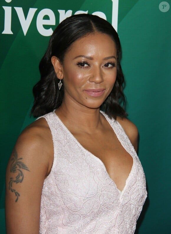 Melanie Brown (Mel B) lors du "NBC Universal Press Summer Day 2015" au Langham Huntington Hotel à Pasadena, le 2 avril 2015.