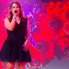 Sharon Laloum - Premier live de The Voice 4 sur TF1. Samedi 4 avril 2015.