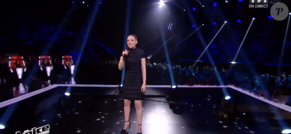 Anne Sila - Premier live de The Voice 4 sur TF1. Samedi 4 avril 2015.