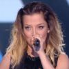 Camille Lellouche - Premier live de The Voice 4 sur TF1. Samedi 4 avril 2015.