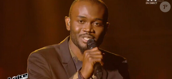 Alvy Zamé - Premier live de The Voice 4 sur TF1. Samedi 4 avril 2015.