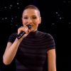 Le Talent Anne Sila sur Empire State of Mind d'Alicia Keys et Jay-Z - Premier live de The Voice 4, sur TF1. Le 4 avril 2014.
