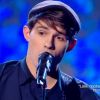 Lilian chante Les mots bleus de Christophe - Premier live de The Voice 4 sur TF1, le 4 avril 2014.